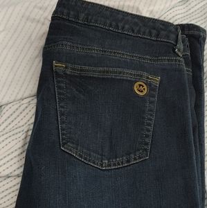 Michael Kors Jeans Size 12 Long Length, Dark Wash, Boot Cut
